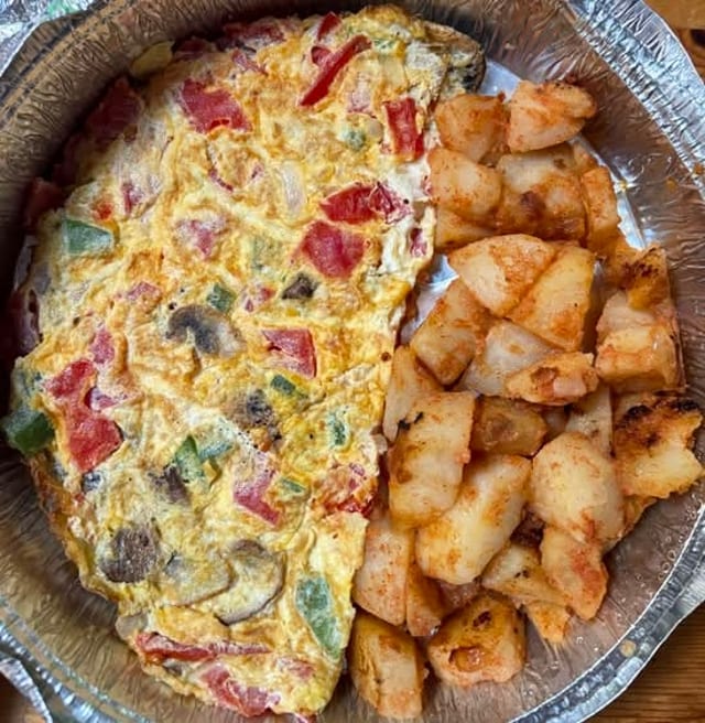Veggie Omelette.